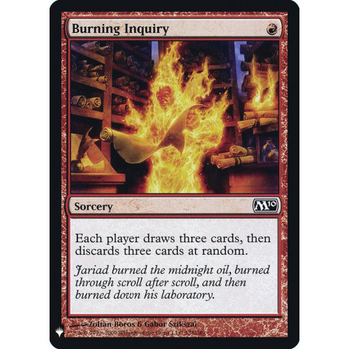 Burning Inquiry