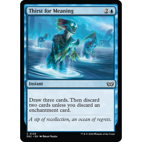 Thirst for Meaning Thirst for Meaning